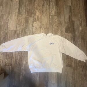 White Crewneck Sweater